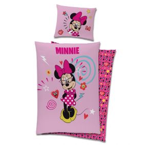Minnie Mouse Dekbedovertrek Pretty Pink (Pink)